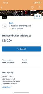 Feyenoord ajax kaartjes scam, Twee personen