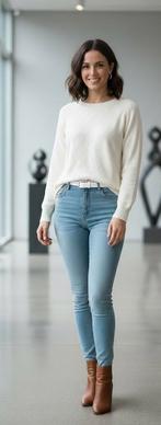 trui Jolene/ Wolwit, Jolene, Verzenden, Wit, Maat 42/44 (L)