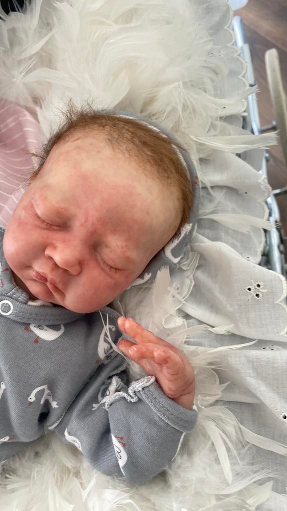 Mooien reborn mariza met certificate 100,00, Verzamelen, Ophalen of Verzenden, Zo goed als nieuw, Pop