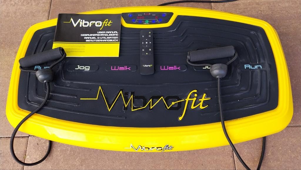 Vibrofit BCF06 trilplaat met afstandsbediening, Sport en Fitness, Fitnessapparatuur, Ophalen, Zo goed als nieuw, Buik