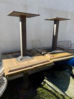 8 terrastafels, Tuin en Terras, Tuintafels, Ophalen, Gebruikt, Vierkant, Hout
