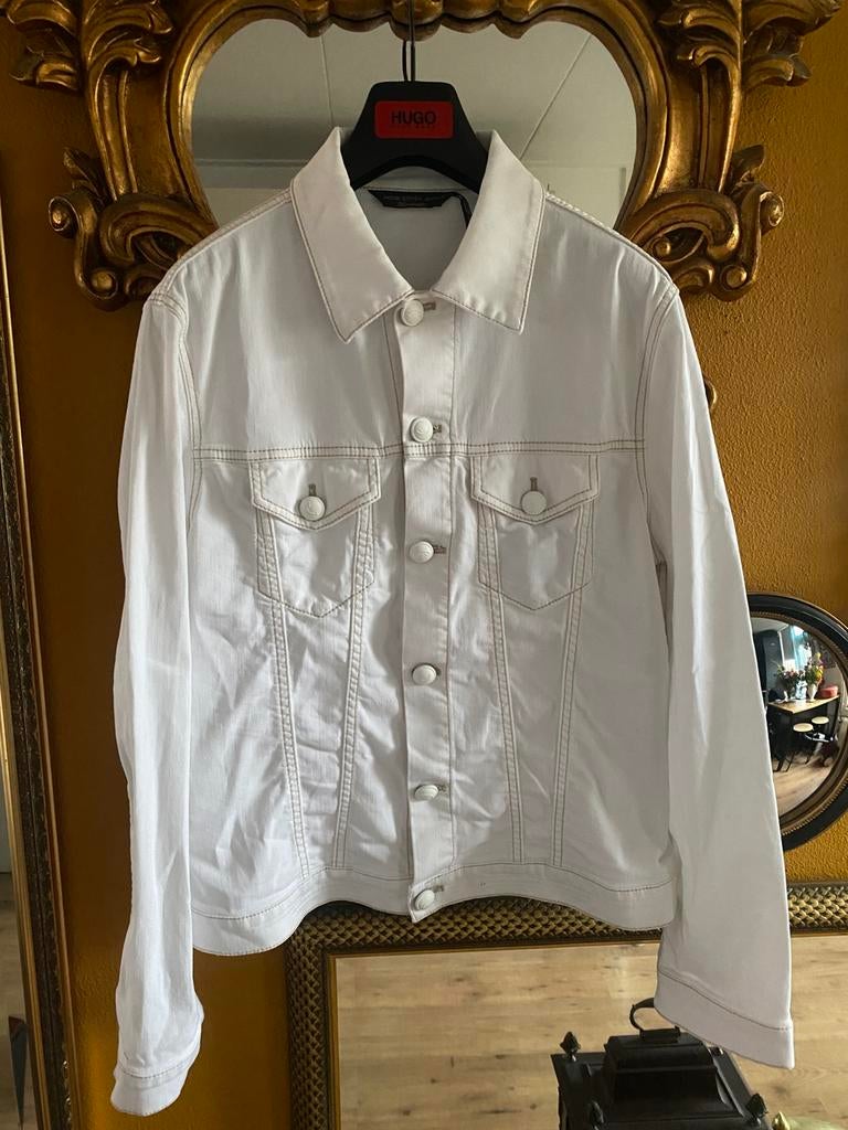 Jacob Cohen jeans spijkerjack NIEUW maat L wit, Kleding | Heren, Spijkerbroeken en Jeans, Ophalen of Verzenden, Nieuw, Wit, Overige jeansmaten