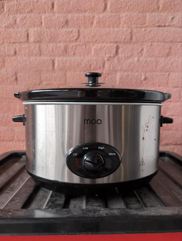 MOA Slowcooker - Getest en Werkt Perfect, Ophalen of Verzenden, Gebruikt
