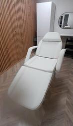 Massagetafel behandelstoel kunstleder cremekleurig, Ophalen, Zo goed als nieuw, Massagetafel