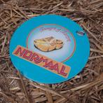 Normaal Buugen of Basten Ronde metalen wandplaat / wandbord, Huis en Inrichting, Woonaccessoires | Wanddecoraties, Metaal, Nieuw