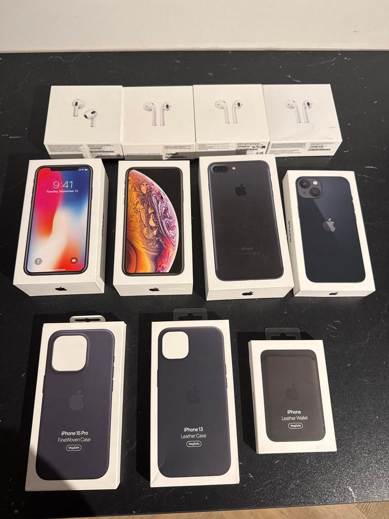 apple dozen pakket iphone / airpods / accessoires, Ophalen of Verzenden, Zo goed als nieuw, IPhone 13