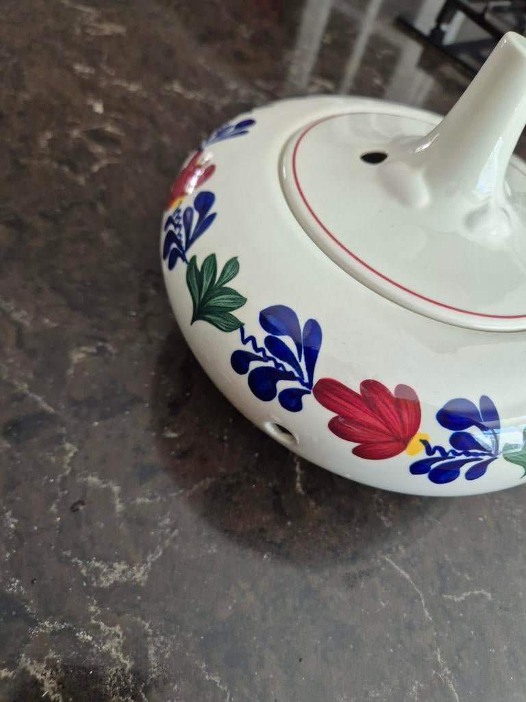 Boerenbont uienpot Boch, Antiek en Kunst, Ophalen of Verzenden