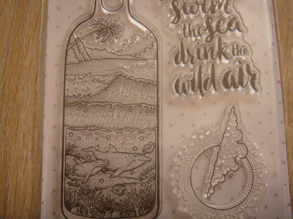 Studio Light Essentials Clear Stamp Bottled Ocean NIEUW, Ophalen of Verzenden, Nieuw, Clearstamp