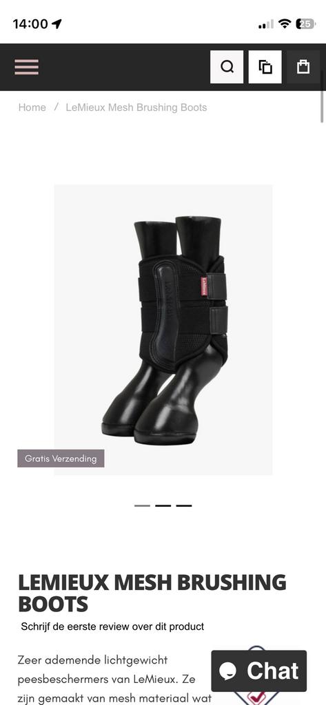 Lemieux mesh brushing boots, Dieren en Toebehoren, Ophalen of Verzenden, Zo goed als nieuw