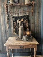 Mooie oude draad mand., Ophalen of Verzenden, Rond, Overige materialen