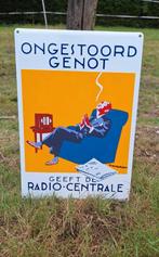 Limited emaille reproductie bord Ongestoord genot., Reclamebord, ., Nieuw, Ophalen of Verzenden
