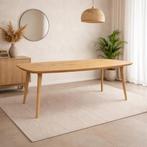 Eiken Deens ovale eettafel incl. poten- 160 - 300cm -Japandi, Eikenhout, Vijf personen of meer, Ovaal, Deens ovaal / Design