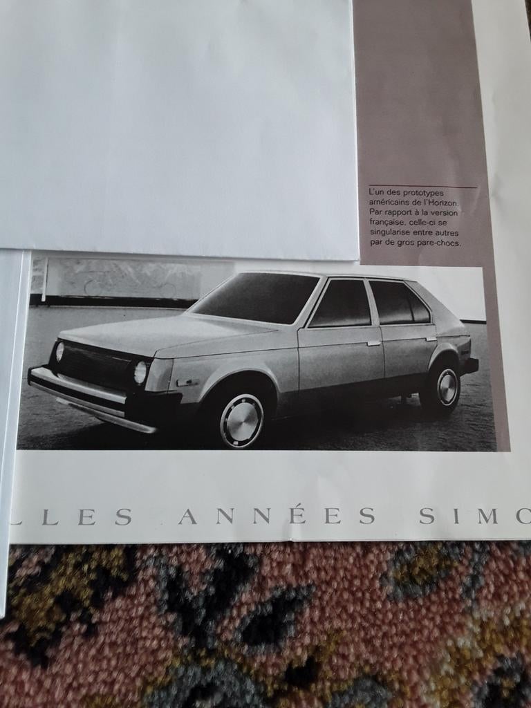 !! GEZOCHT. Simca Horizon OMNI. Amerikaanse uitvoering., Ophalen of Verzenden, Zo goed als nieuw, Auto, Overige merken