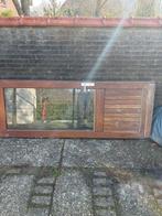 Achterdeur, met glas en slot, Doe-het-zelf en Verbouw, Deuren en Horren, Ophalen, Gebruikt, 80 tot 100 cm, 215 cm of meer