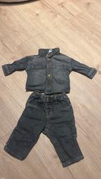 Stoer spijkerjas met broekje H&M maat 68, Ophalen of Verzenden, Zo goed als nieuw, Jongetje, Broekje