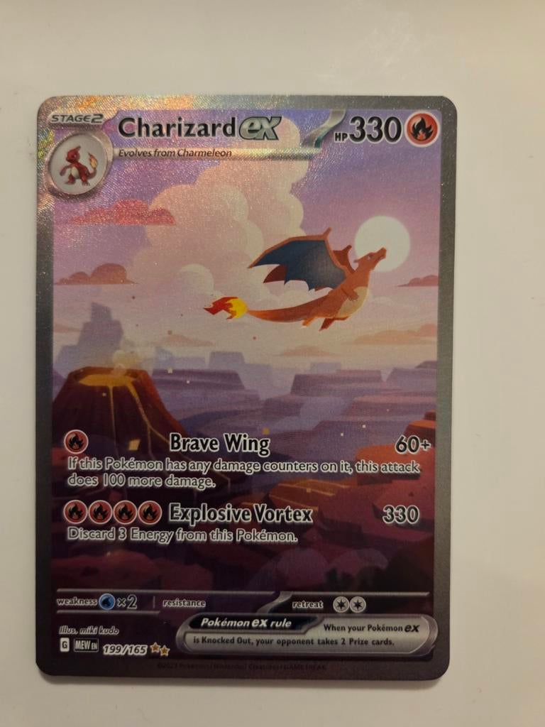 Charizard ex Special Illustration Rare (199/165), Ophalen of Verzenden, Nieuw, Losse kaart