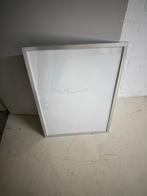 Grote fotolijst met zilveren rand, Ophalen, Gebruikt, Metaal of Aluminium, 75 cm of meer