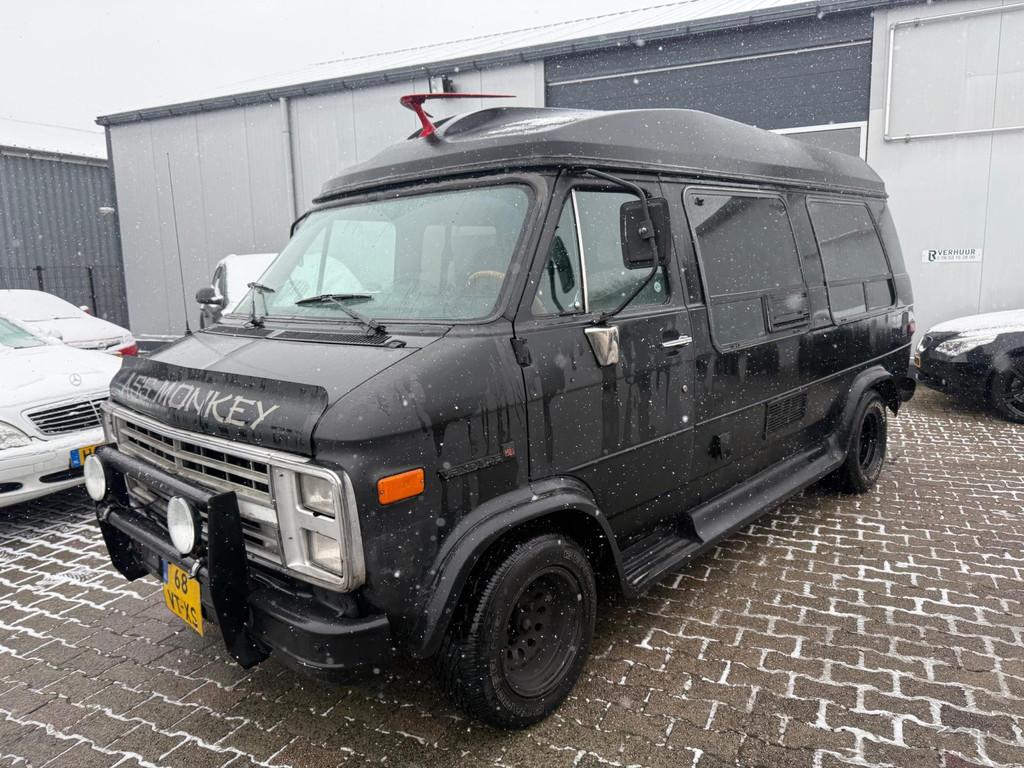 Chevrolet VANDURA 2500 Grijs kenteken LPG 1992 Chevy Van, Auto's, Gebruikt, 8 cilinders, Chevrolet, Bedrijf
