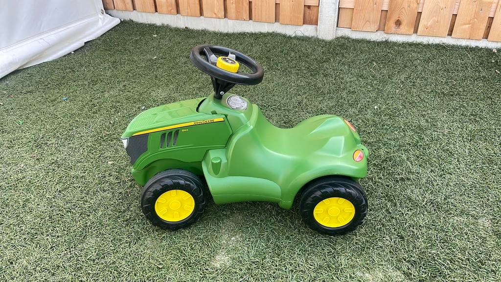 Rolly Toys Minitrac John Deere 6150R - Loopauto, Kinderen en Baby's, Speelgoed | Buiten | Voertuigen en Loopfietsen, Gebruikt