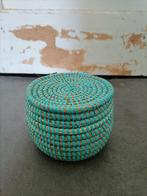 Mandje | Knoflook mandje | Ibiza stijl, Mand, Rond, Nieuw, Ophalen of Verzenden