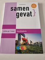 Samengevat vmbo-gt/mavo Geschiedenis nieuw, Boeken, Ophalen of Verzenden, Nieuw, VMBO, Geschiedenis