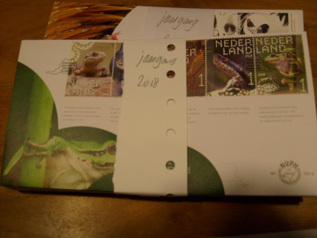 Jaargang 2018 fdc Nederland compleet E762a tm 779 Voor een, Ophalen, Nederland