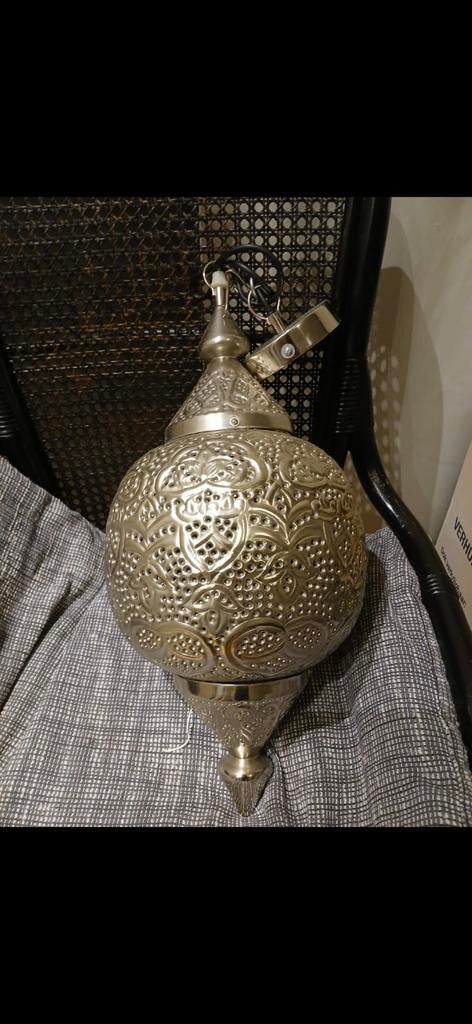 2 Arabische hanglampen - sfeervolle verlichting, Huis en Inrichting, Lampen | Hanglampen, Ophalen, Gebruikt, Metaal, Minder dan 50 cm