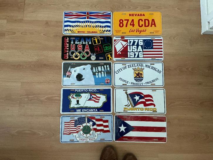 Wandborden! 10 voor €5,-, Diversen, Rommelmarktspullen, Zo goed als nieuw, Ophalen of Verzenden