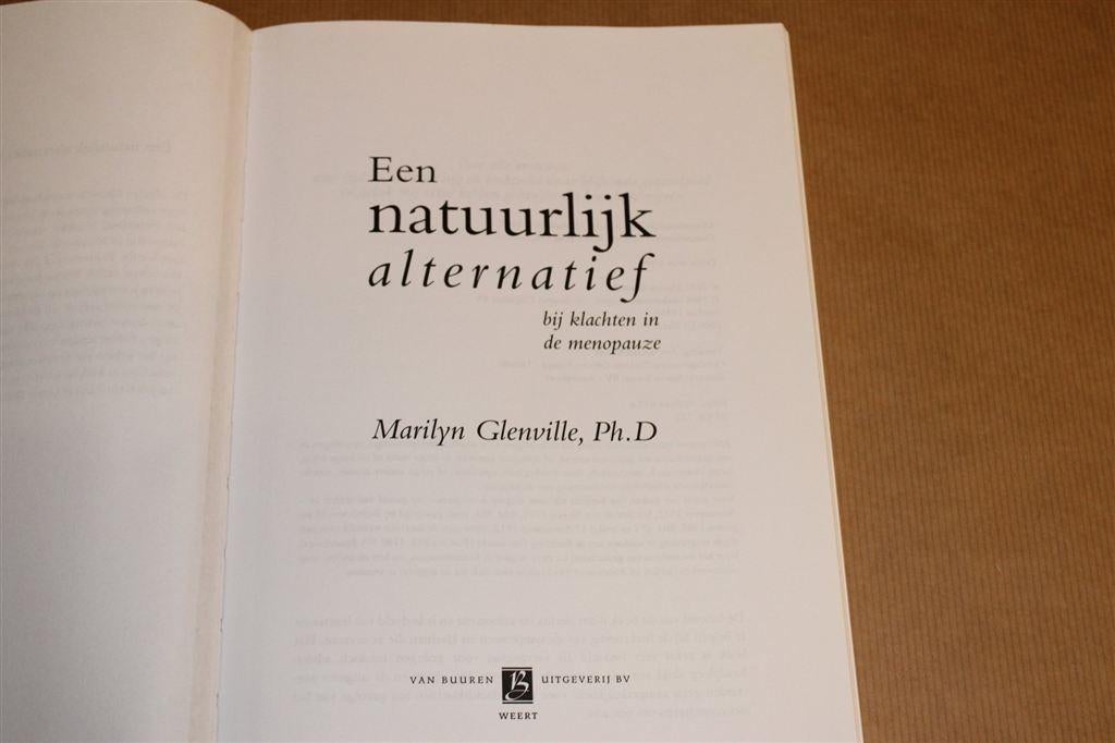 Marilyn Glenville — Natuurlijk Alternatief bij Menopauze, Boeken, Ophalen of Verzenden, Gelezen