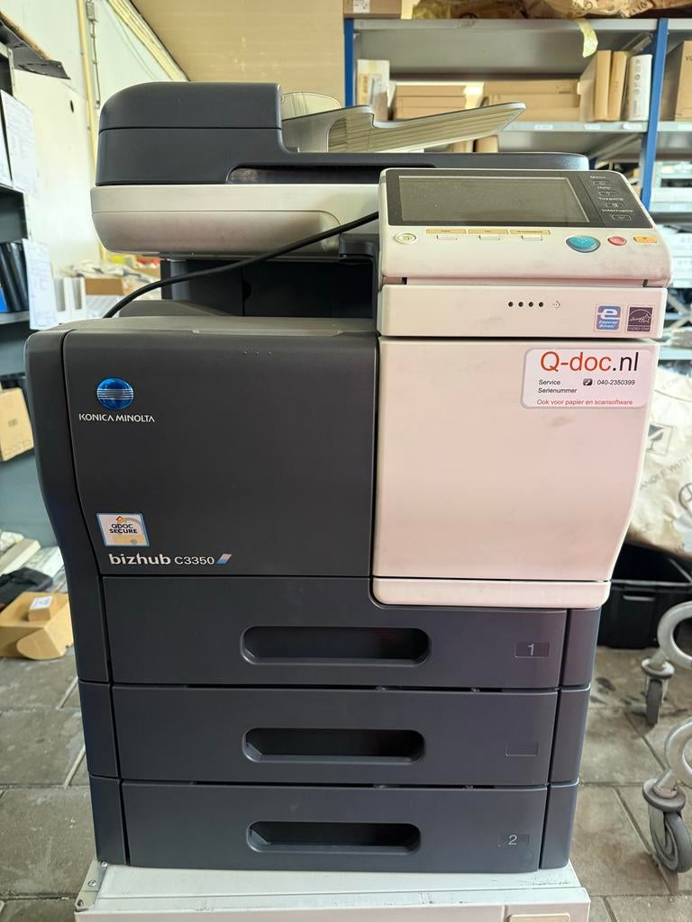 Konica Minolta bizhub C3350 All-in-One Laserprinter, Ophalen, Gebruikt, All-in-one, Kleur printen