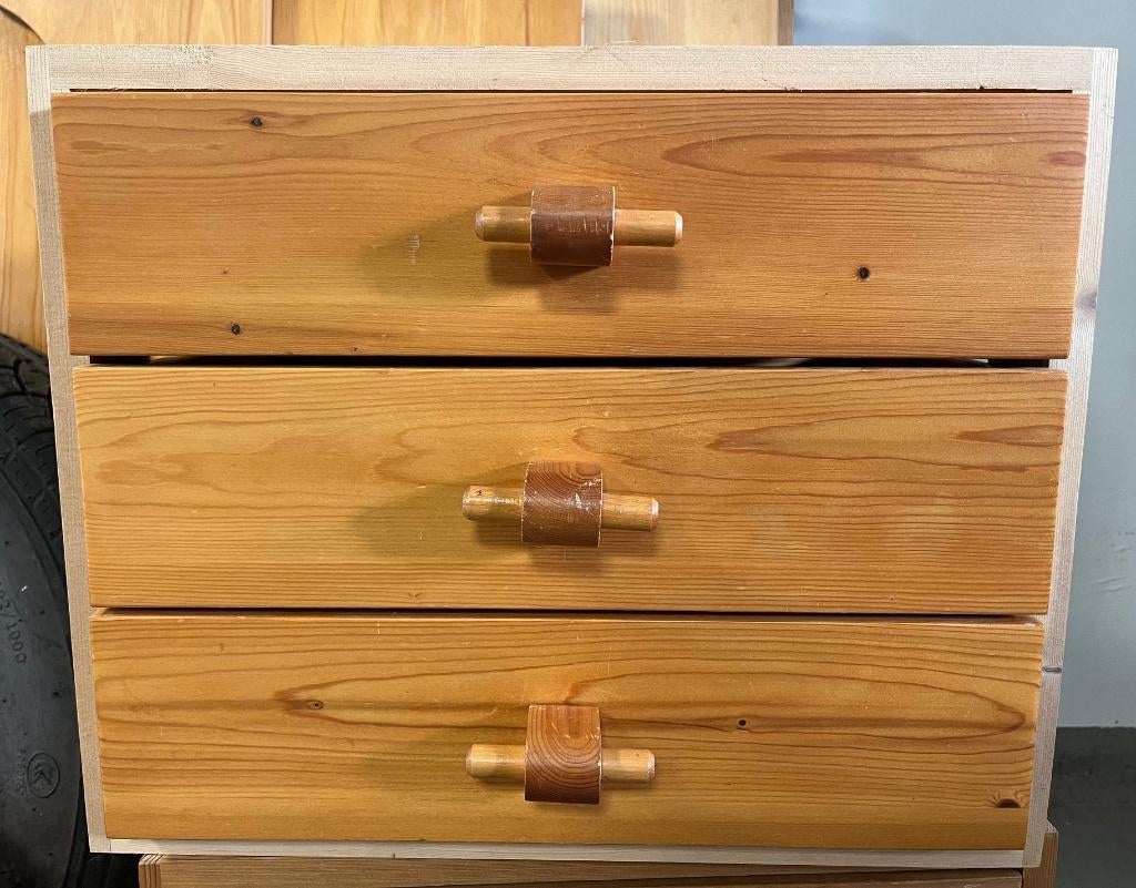 Vintage Lundia ladenblok, Ophalen, Minder dan 50 cm, Gebruikt, Vintage