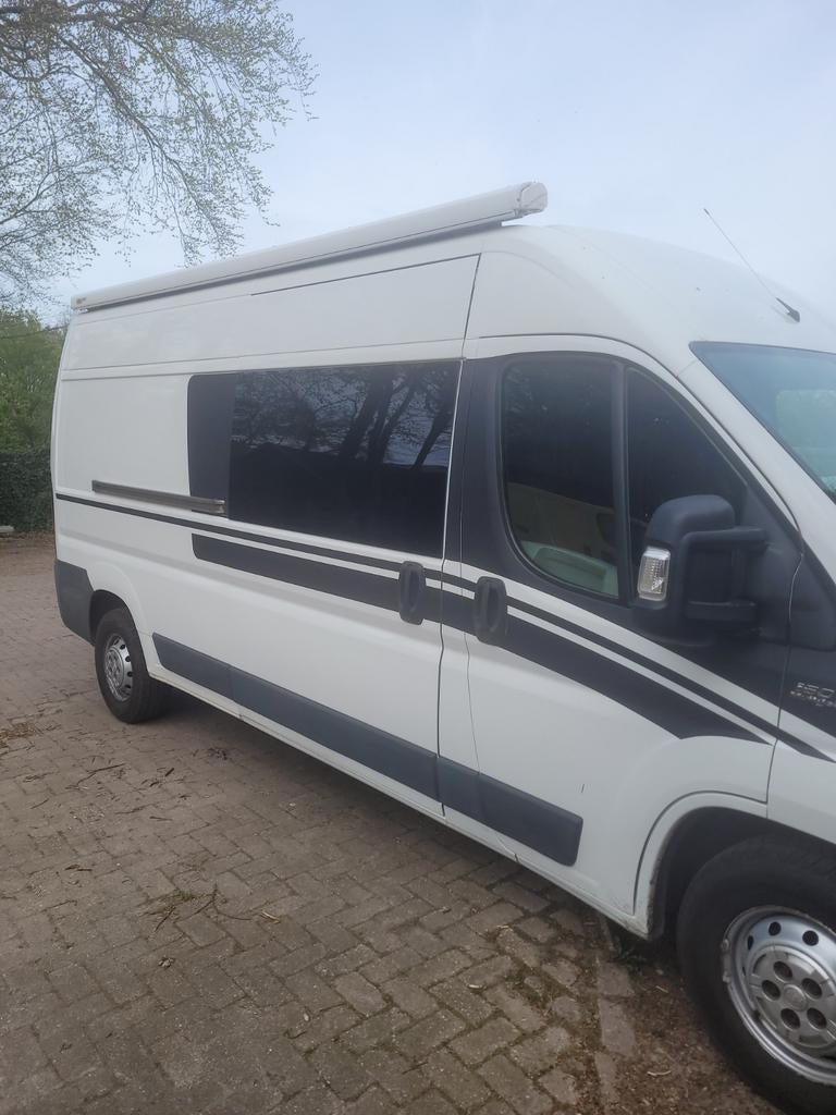 Fiat ducato camper 160 pk, Bedrijf, Tot en met 4, Half-integraal