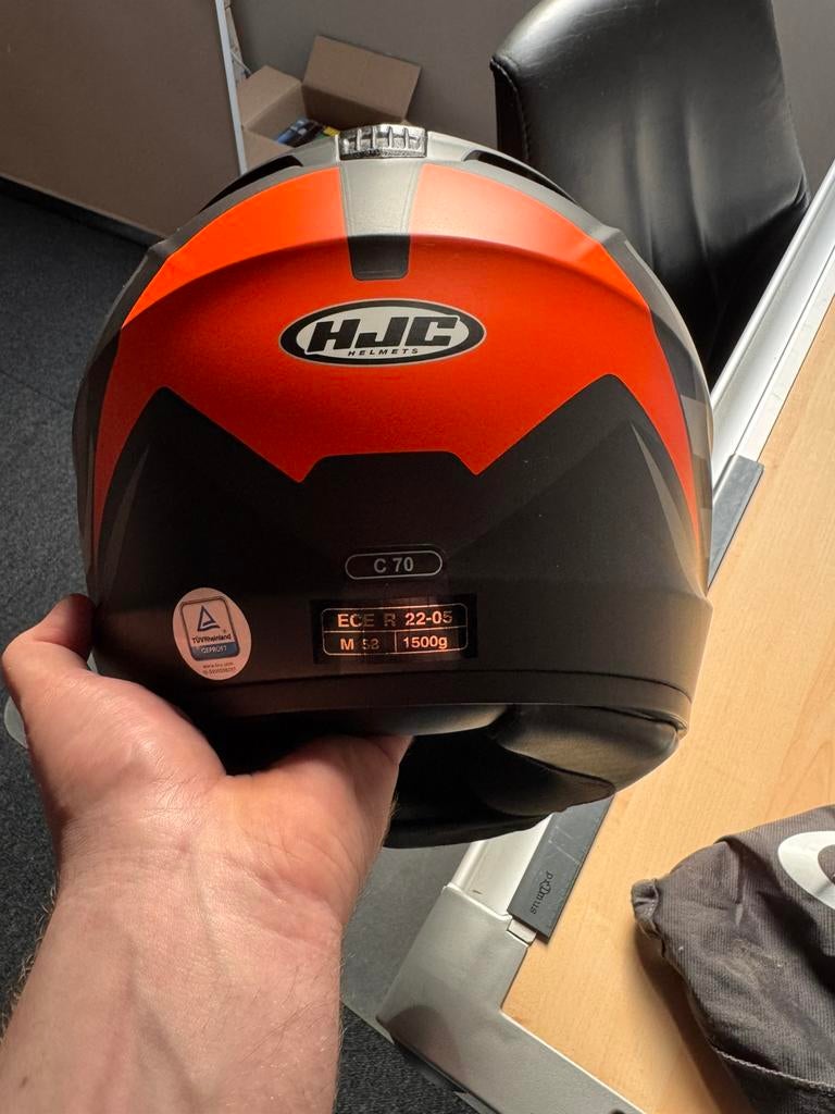 HJC c70 motorhelm, Motoren, Kleding | Motorhelmen, M, HJC, Ophalen of Verzenden, Integraalhelm