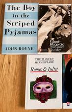 Boekenlijst Engels literatuur great gatsby, romeo and Julia, Ophalen of Verzenden, Zo goed als nieuw