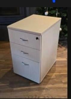 Praktisch Ladenkastje met 3 Lades - Wit, Huis en Inrichting, Kasten | Ladekasten, Gebruikt, Minder dan 100 cm, Minder dan 50 cm