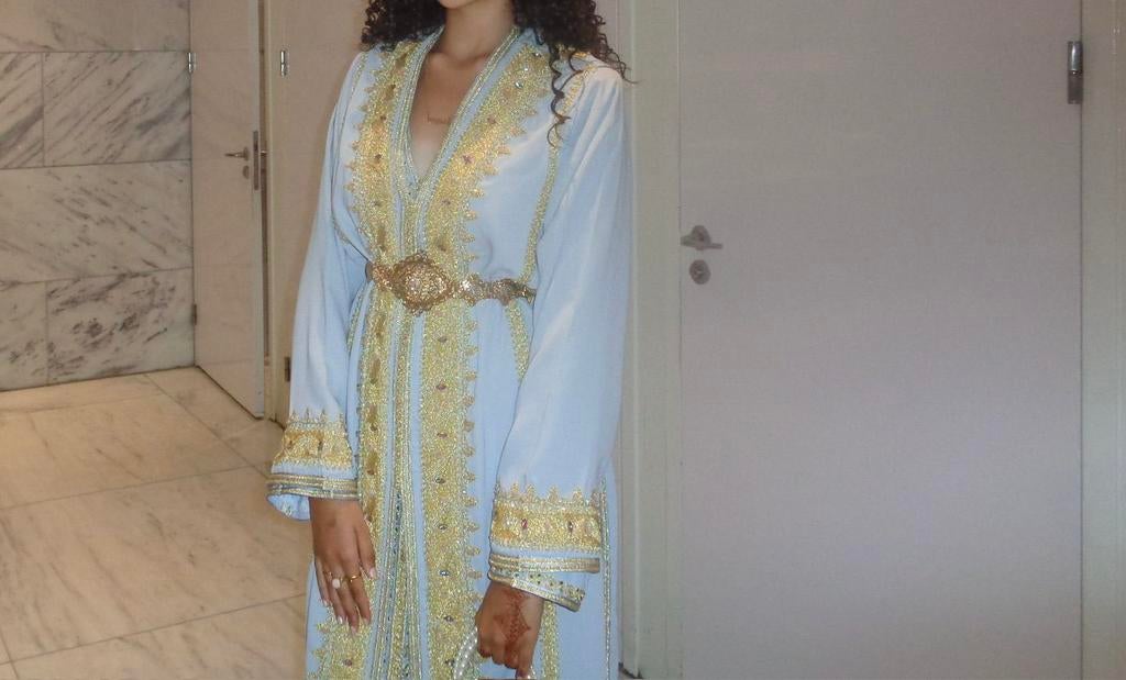Marokkaanse takchita/ lebsa takshita, Ophalen, Zo goed als nieuw, Blauw, Overige typen