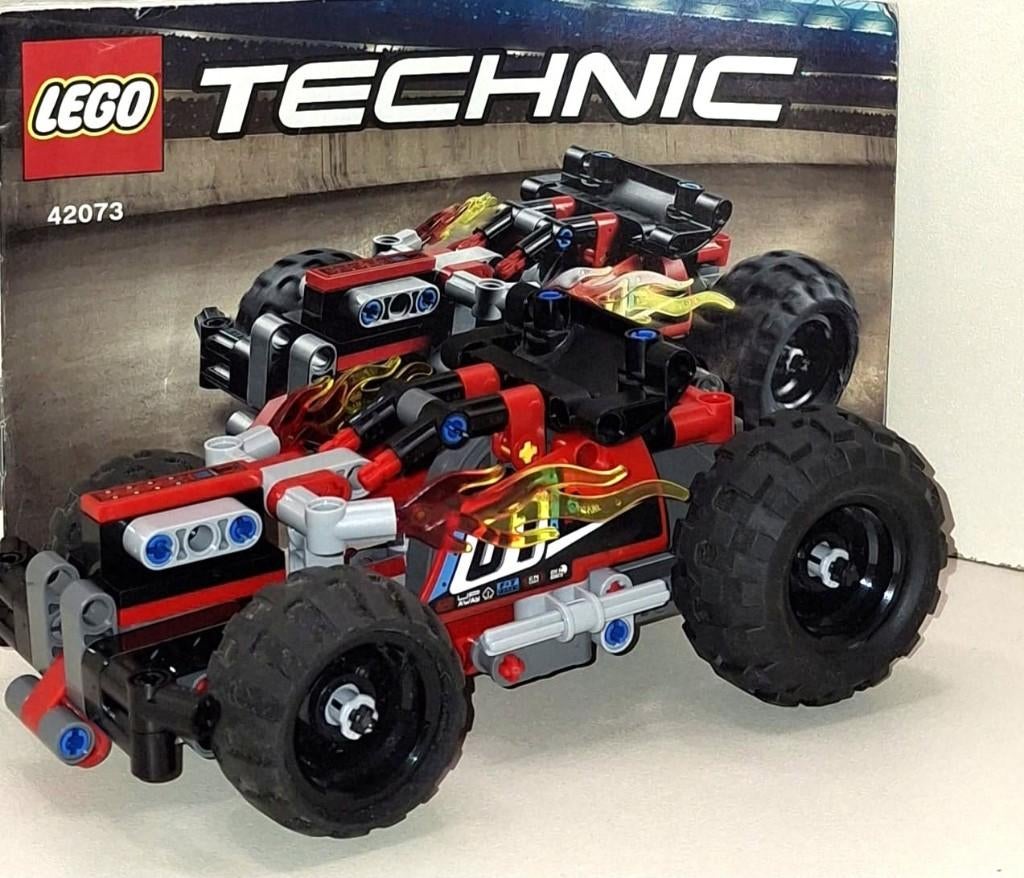 Lego Technic 42073 Bash Race Buggy, Ophalen of Verzenden, Zo goed als nieuw, Complete set, Lego