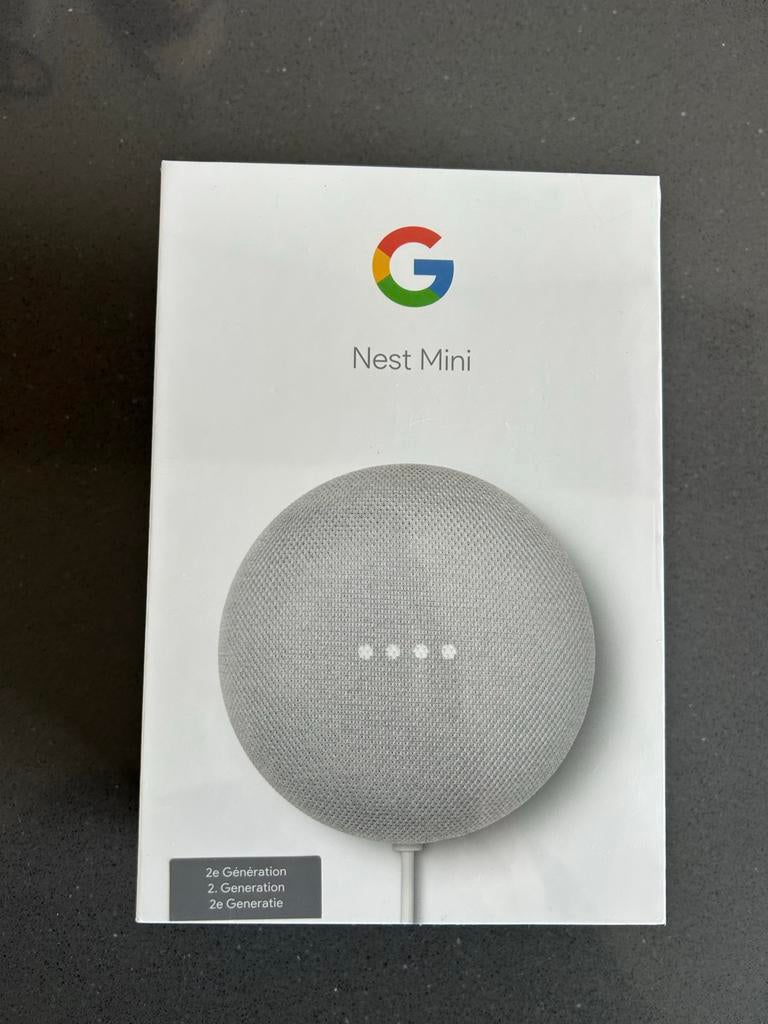 Google Nest Mini 2 - Nieuw en Geseald, Ophalen of Verzenden, Nieuw