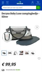 Deryan baby luxe campingbedje met zelf opblaasbaar matras, Ophalen, Zo goed als nieuw, Tot en met 2