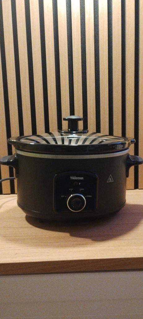 Tristar slowcooker 3,5 L zwart, Witgoed en Apparatuur, Slowcookers, Ophalen