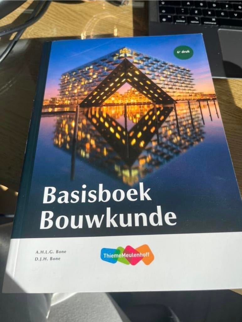 Basisboek Bouwkunde 6e druk - Nieuw, Boeken, Ophalen of Verzenden, Beta, Nieuw, HBO