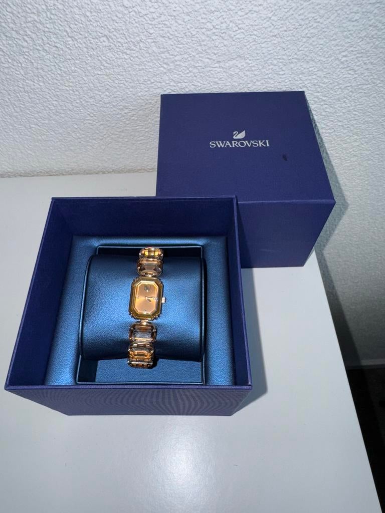 Swarovski Millenia Horloge - Topaz - Zo goed als nieuw, Overige merken, Polshorloge, Ophalen of Verzenden, Zo goed als nieuw