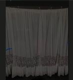 Glasgordijnen, 150 tot 200 cm, Ophalen of Verzenden, Zo goed als nieuw, Crème