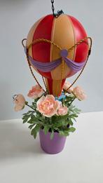 Decoratieve luchtballon met kunstplant rozen, Ophalen of Verzenden