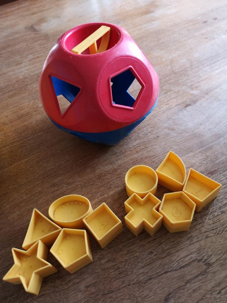 Hollebol van Tupperware, vintage, compleet met alle vormen., Ophalen of Verzenden