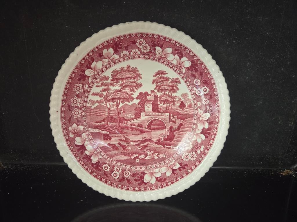 Copeland Spode's Tower schotel rood, Ophalen of Verzenden