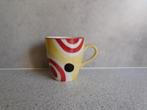 Senseo mok Cirkels Vic's Handpainted, Ophalen of Verzenden, Zo goed als nieuw, Overige stijlen, Kop(pen) en/of Schotel(s)