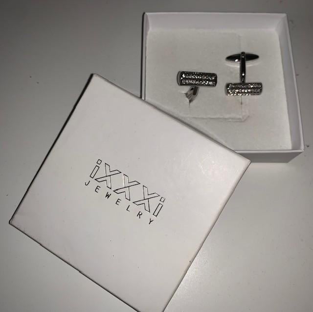 Nieuw in doosje Manchetknopen iXXXi jewelry, Sieraden, Tassen en Uiterlijk, Manchetknopen, Ophalen of Verzenden, Nieuw, Zilver