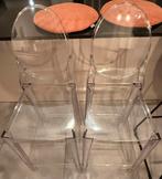 Kartell One More Barkruk Kristal 2-delig, Huis en Inrichting, Ophalen, Kunststof, Zo goed als nieuw, 90 cm of meer