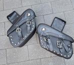 Paar Off-road Motorfiets Zadeltassen Zwart Imitatieleer, Ophalen of Verzenden, Nieuw